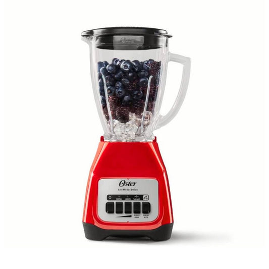 Licuadora Oster Blanca 550W BLSTKAG WPB 053 | Vaso de Vidrio 1.5L, Cuchilla Trituradora, 2 Velocidades + Pulso - Market LaoHu